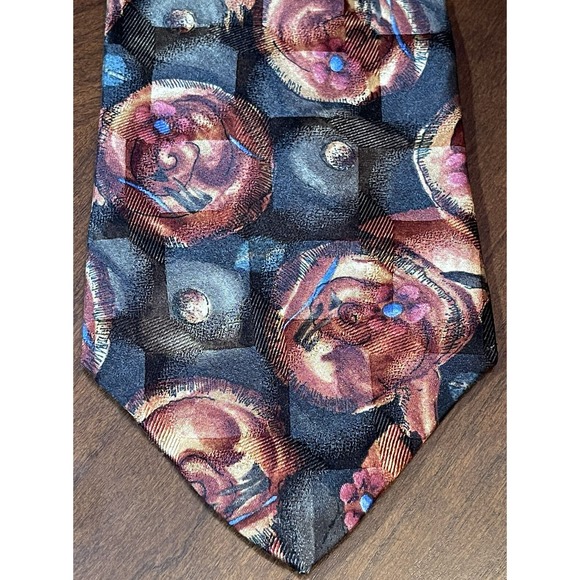J. Garcia 100% Silk Men’s Neck Tie Made In Usa - Picture 1 of 9